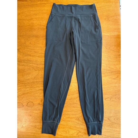 Lululemon Women's High Rise Full Length Pull-on Jogger Pants Gray Size 6 - Picture 2 of 8